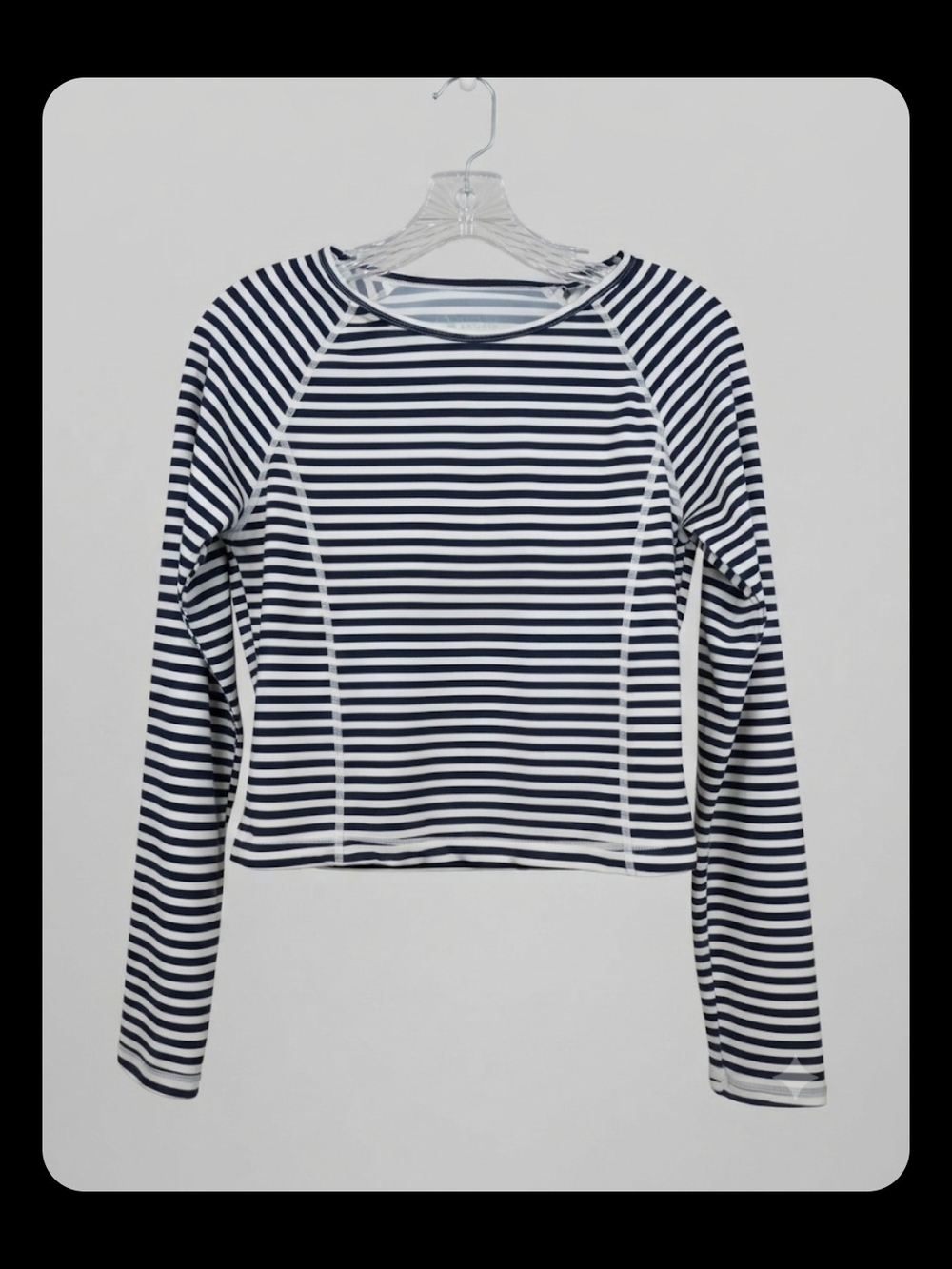 Carve Designs Striped Long Sleeve Fitted Top - Size S